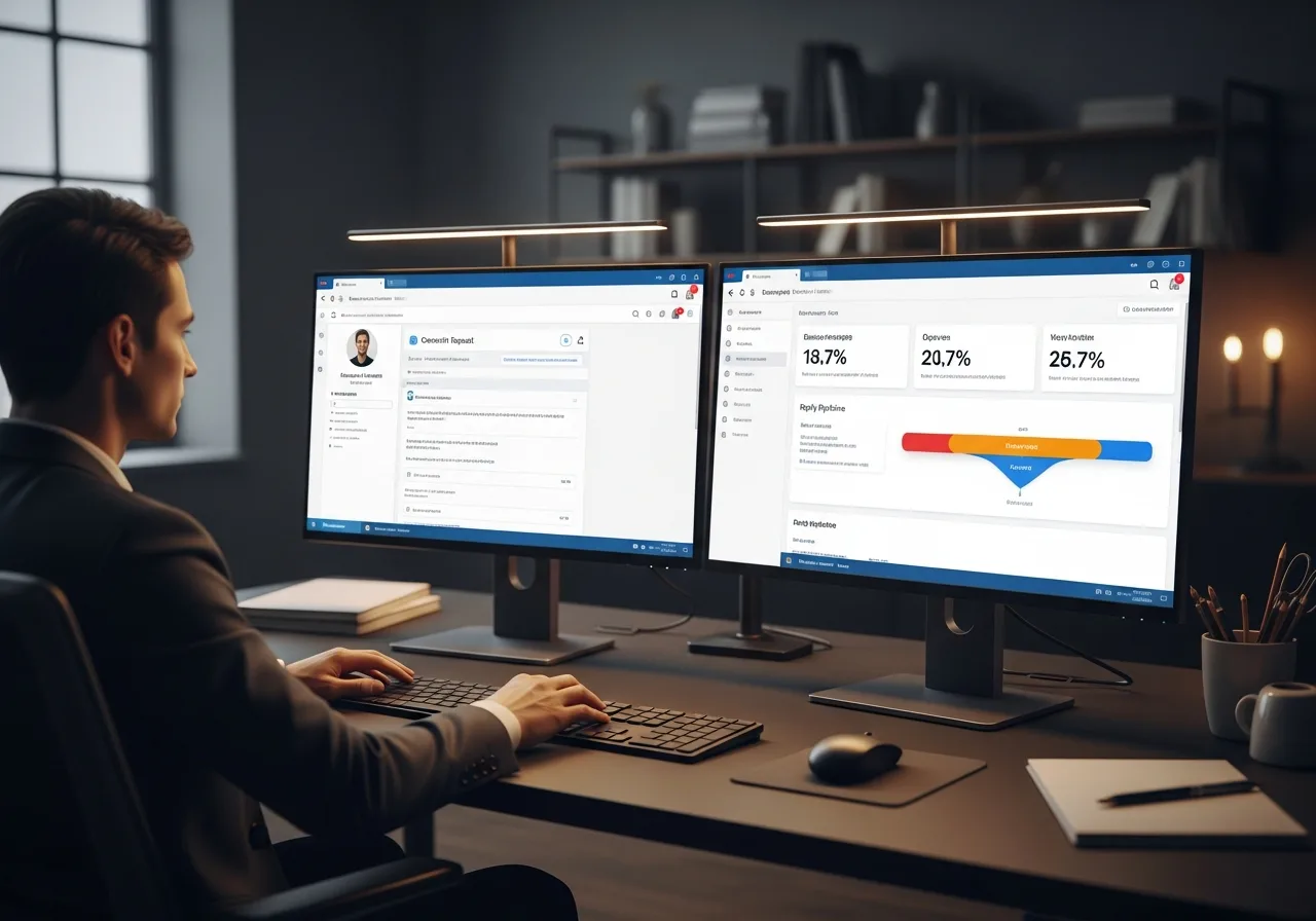 B2B LinkedIn outreach and cold email lead generation