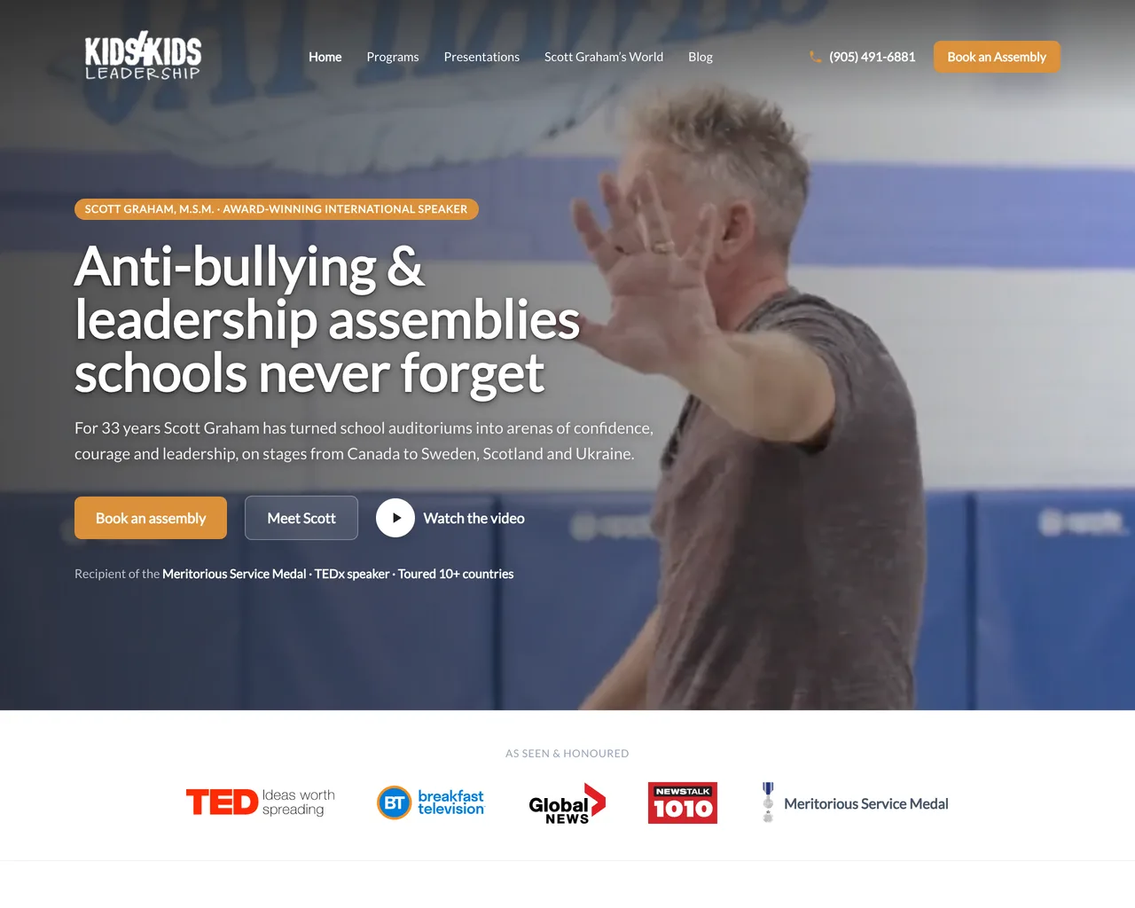 Kids 4 Kids website today