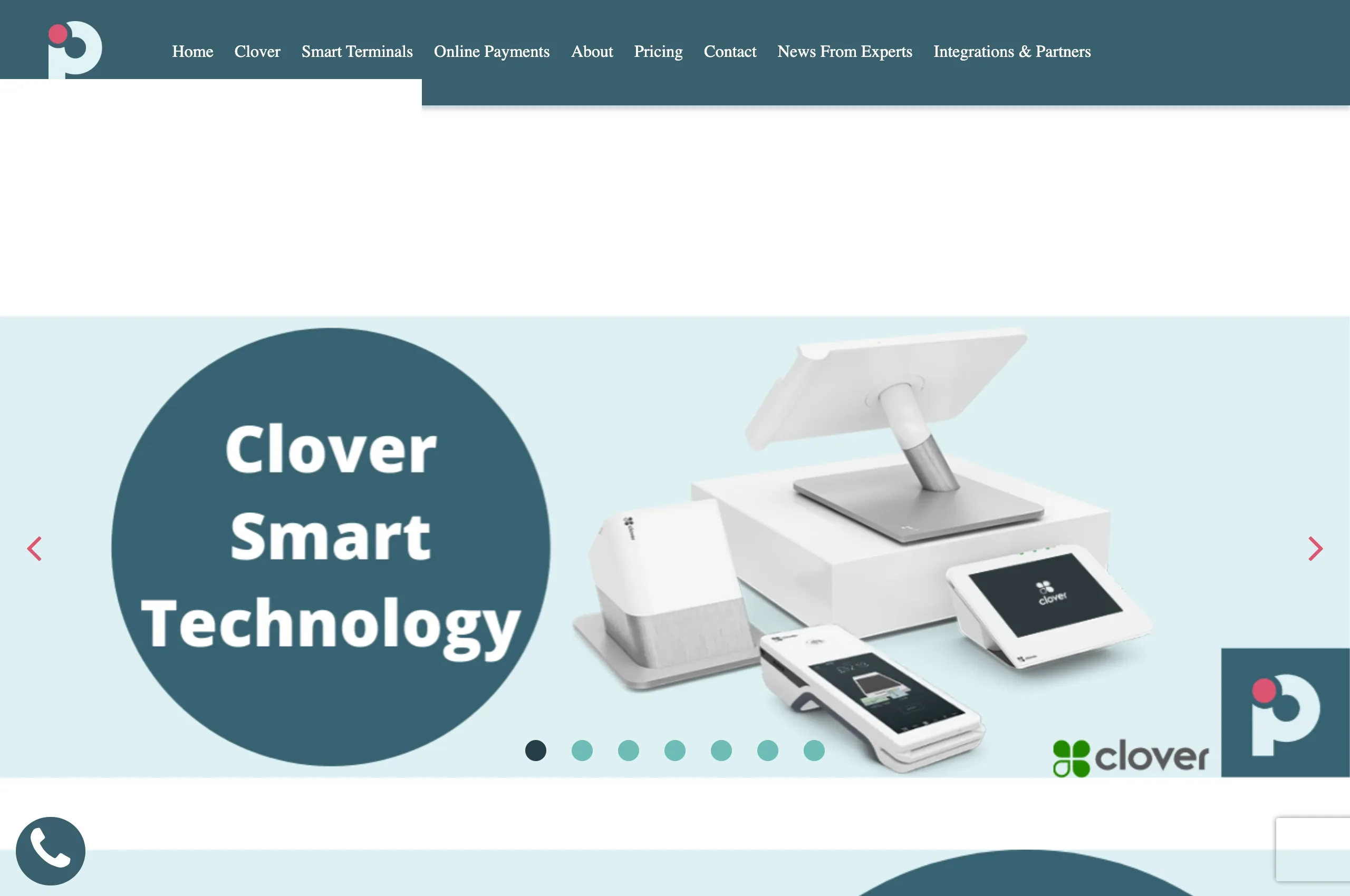 Payment Experts website before the redesign
