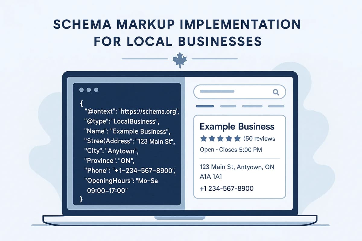 Schema Markup for Local Businesses: The Complete Implementation Guide for Ontario Businesses