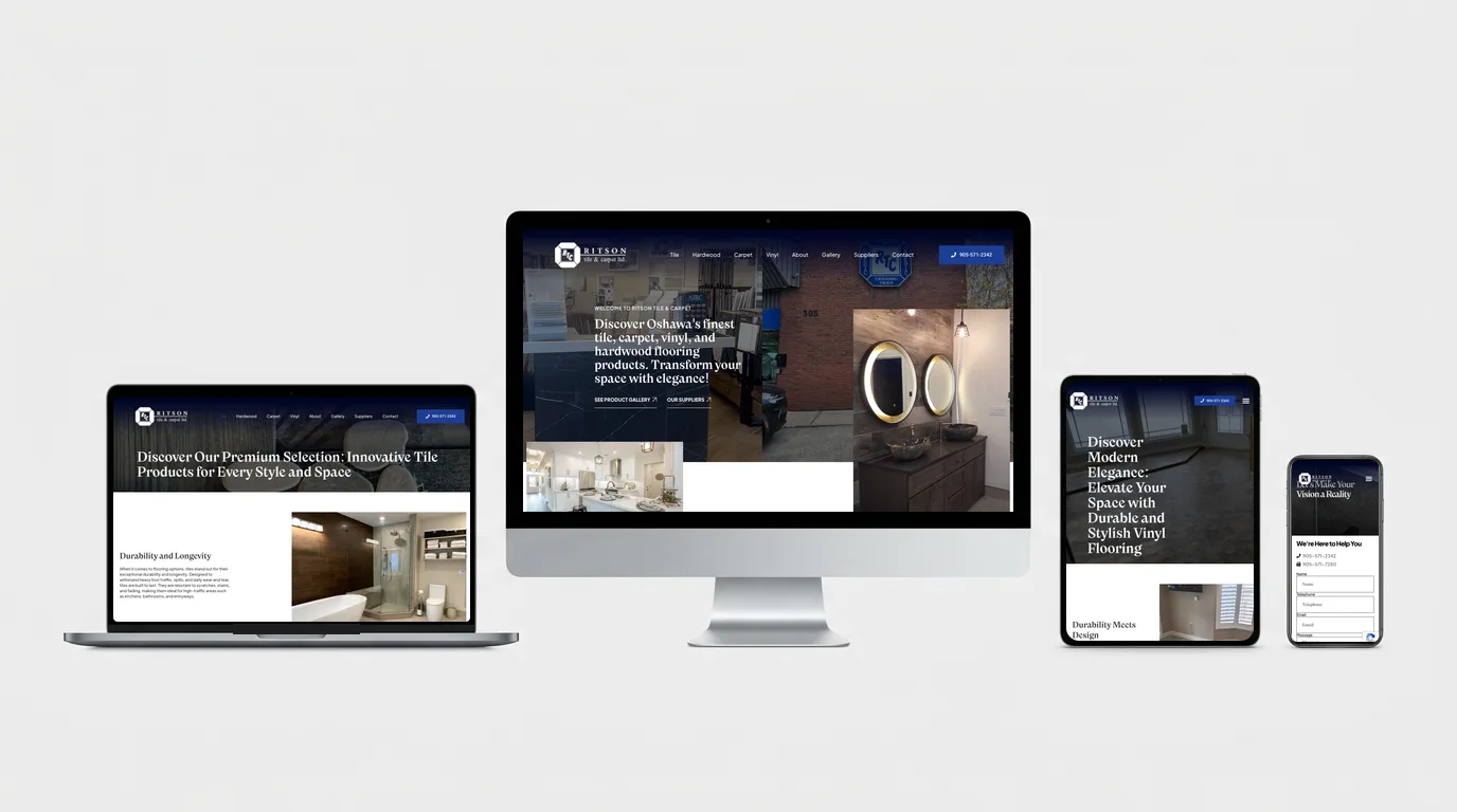 Ritson Tile & Carpet website