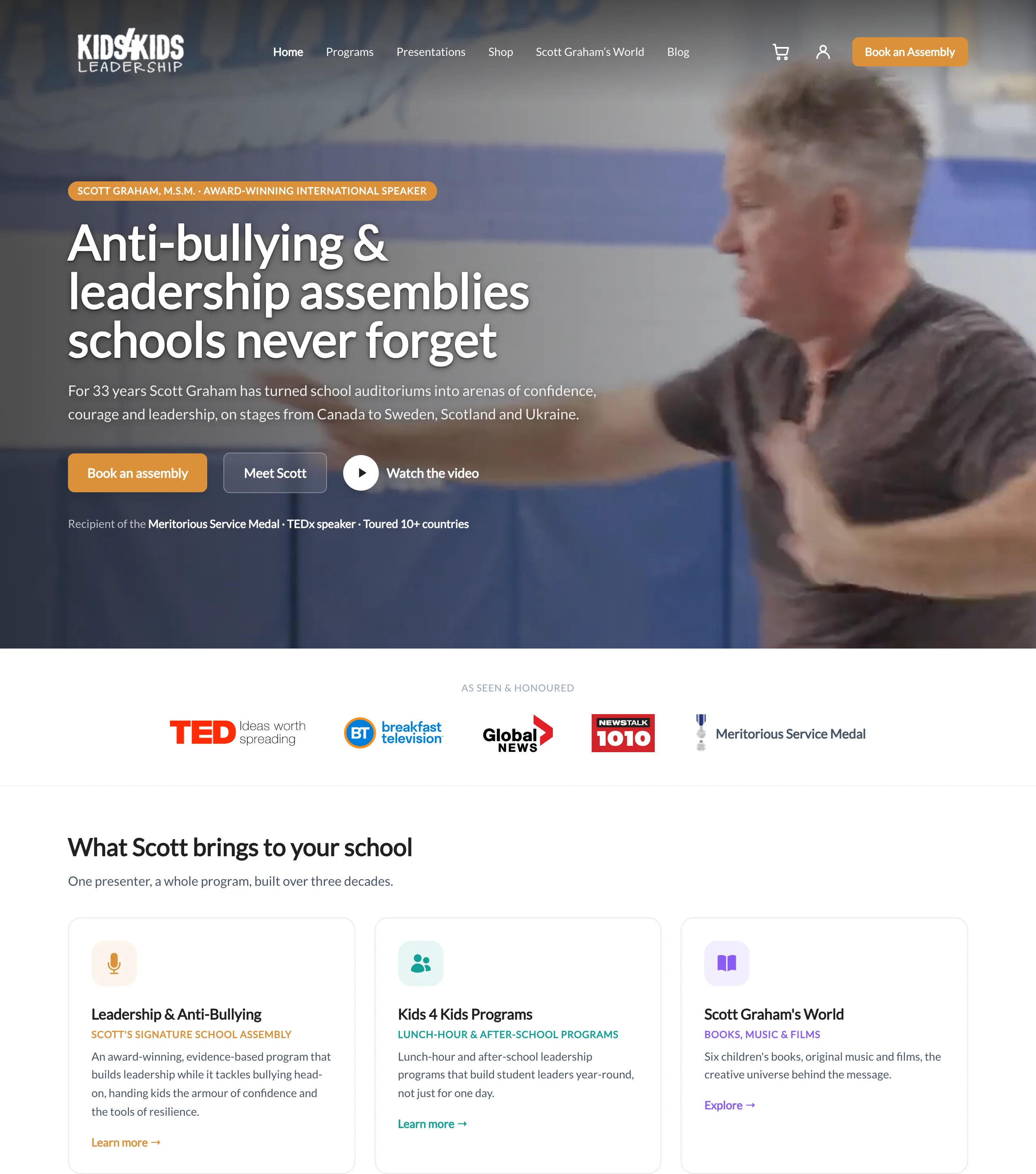 Kids 4 Kids website
