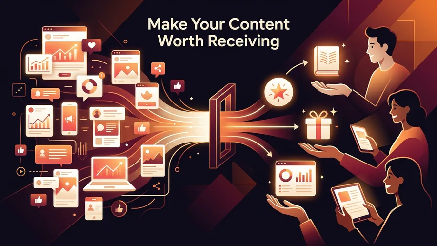 Illustration representing 3. make your content worth receiving for 5 email marketing best practices: mastering your strategy