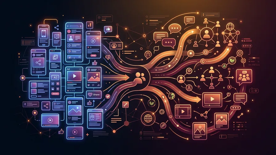 Illustration representing myth 3: gen z is only influenced by digital ads for 5 gen z myths marketers got wrong, according to data & our own gen z intern