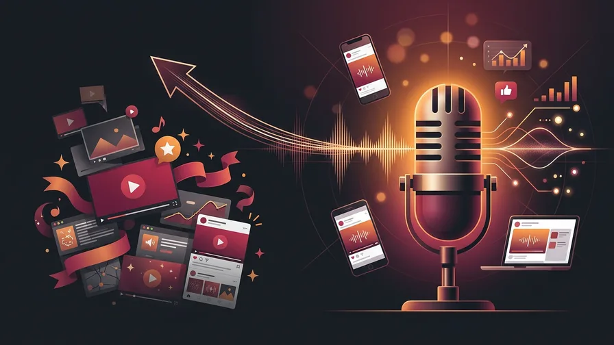 Illustration representing 3. prioritize audio quality over fancy visuals for 5 tips to make great marketing videos: the power of visual storytelling