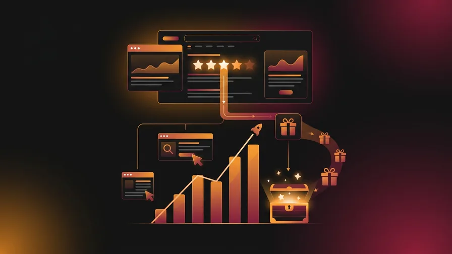 Illustration representing 4) reward customers who leave reviews&nbsp; for 6 ways to generate more google reviews for your business