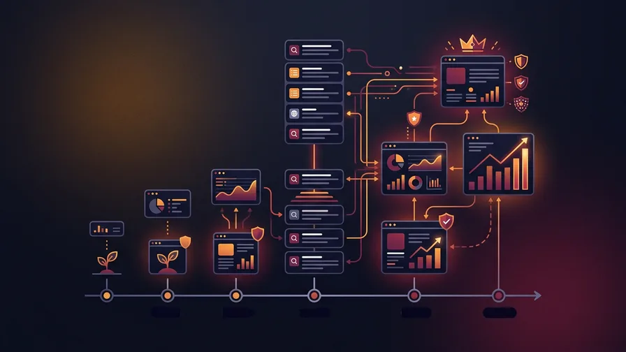 Illustration representing 1. domain age for 9 tips on how to get your website on google’s first page
