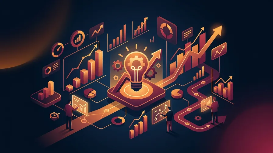 Illustration representing understanding the concept of innovation for how innovation drives business growth