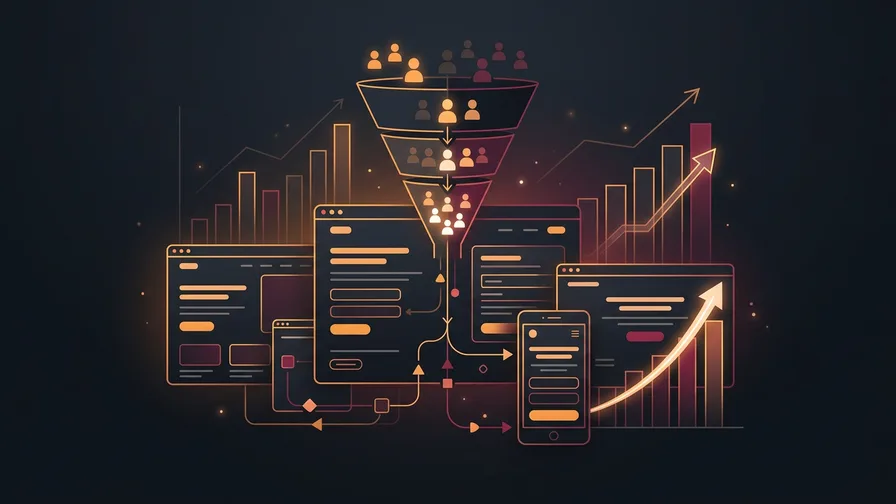 Illustration representing what is a good landing page conversion rate? for best practices to create an effective landing page