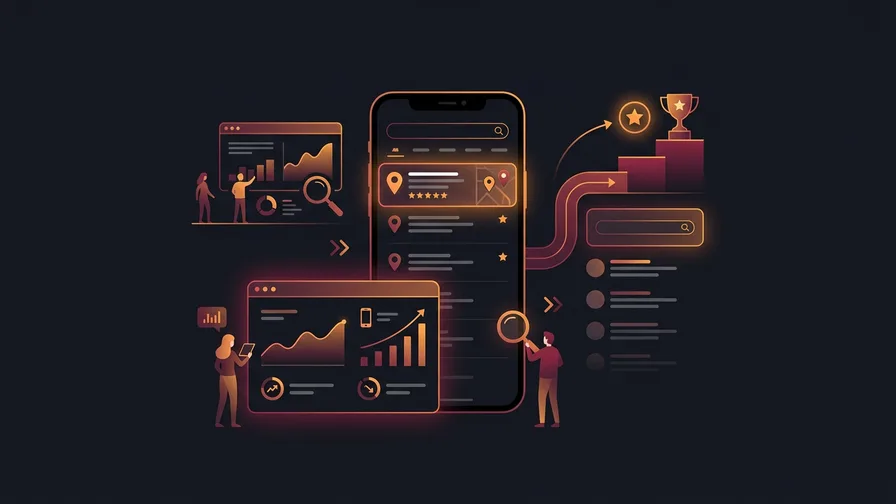 Illustration representing why mobile optimization matters for local seo for boost your local rankings: the power of mobile optimization