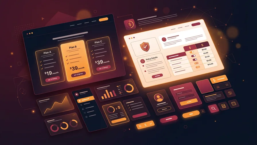 Illustration representing clear pricing and insurance information for chiropractic website design: what new patients need to see before booking