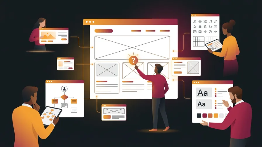 Illustration representing essential questions to ask before you hire for how to choose a website designer for your dental practice (without getting ripped off)