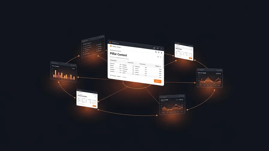 Illustration representing what are content clusters? for why content clusters are the future of seo