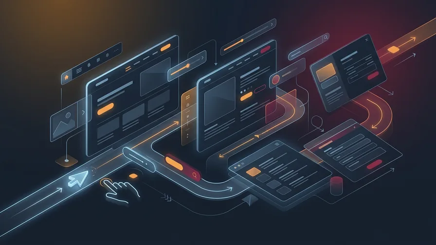 Illustration representing 4. offering a seamless user experience for best 8 tips for conversion rate optimization