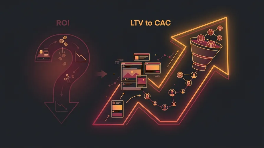 Illustration representing the real question isn't roi, it's ltv to cac for what dental marketing roi actually looks like (real returns from real practices)