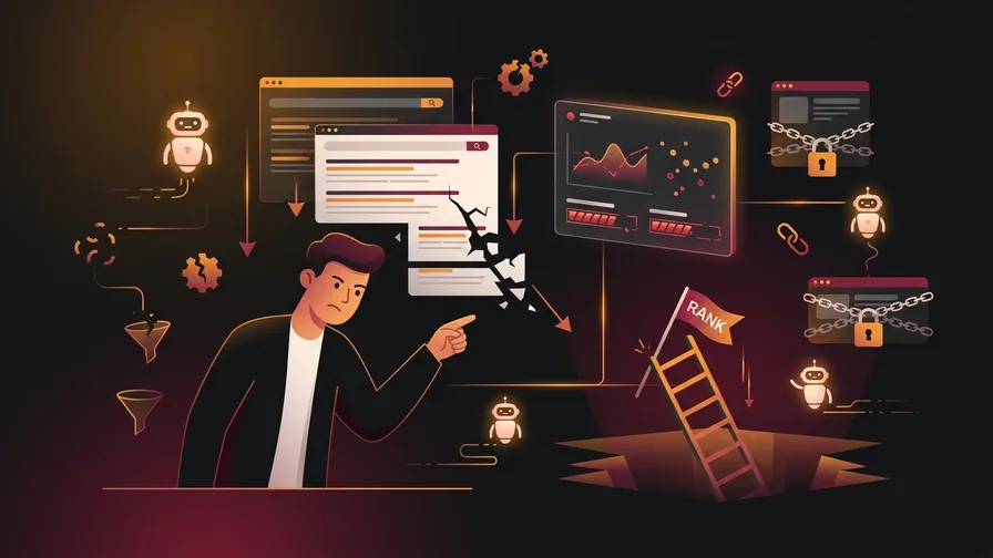 Illustration representing what doesn't work for will chatgpt recommend your dental practice? a 2026 ai search visibility guide for dentists