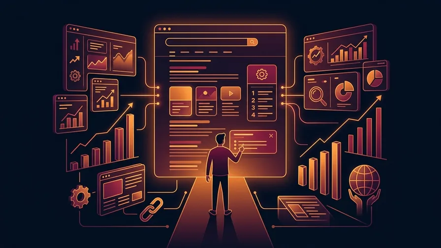 Illustration representing what does seo actually mean? for geo vs seo vs aeo: what the acronyms mean and which your business needs