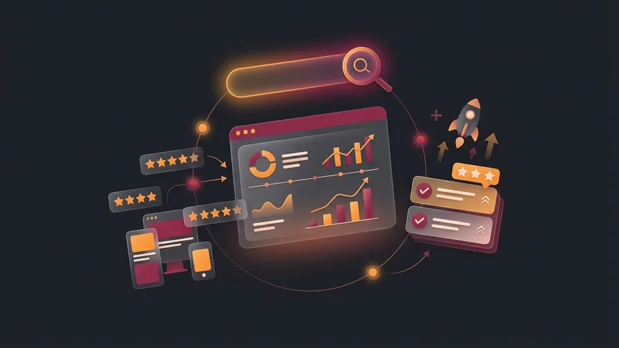 Illustration representing getting and managing reviews for google business profile: the free tool most local businesses ignore