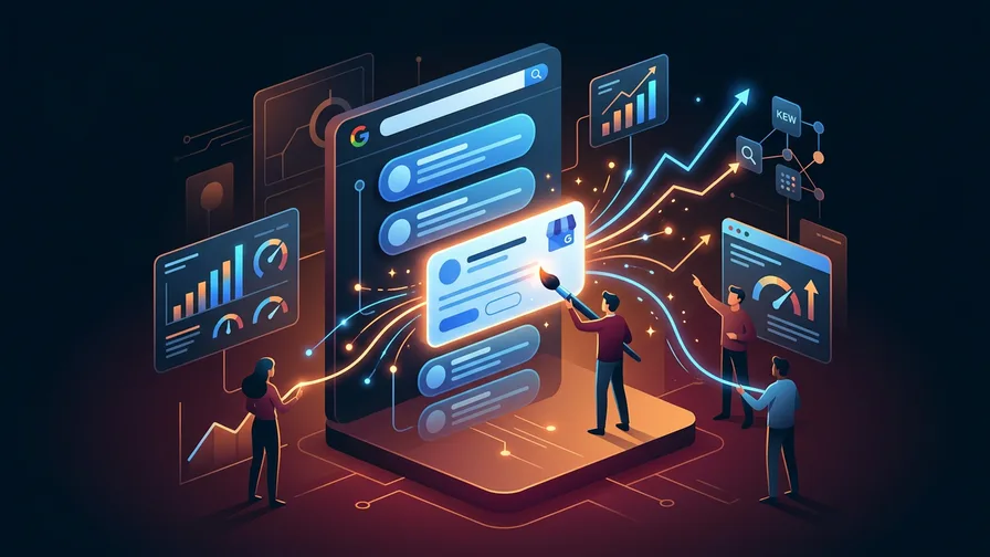 Illustration representing how to create effective google business profile posts (best practices) for google business profile posts: why they matter more than you think