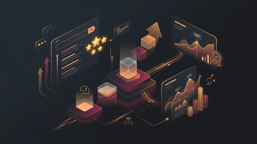 Illustration representing building a review system that actually works for how to get more google reviews for your dental practice (without being pushy)