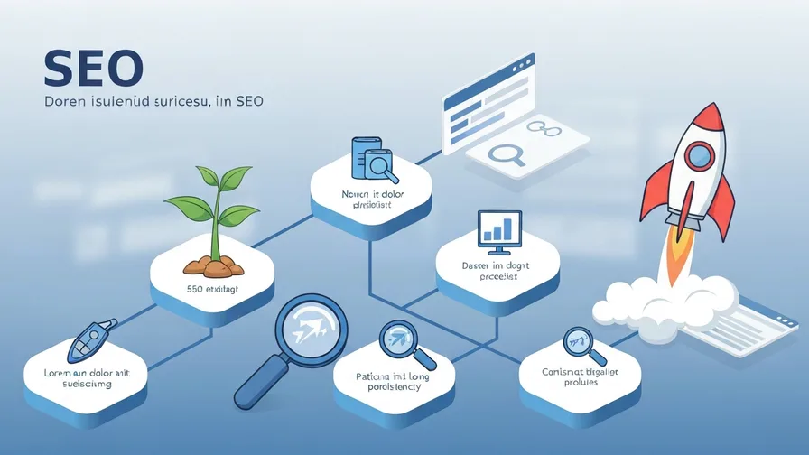 Illustration representing why seo takes time for how long does seo take? an honest answer for small business owners