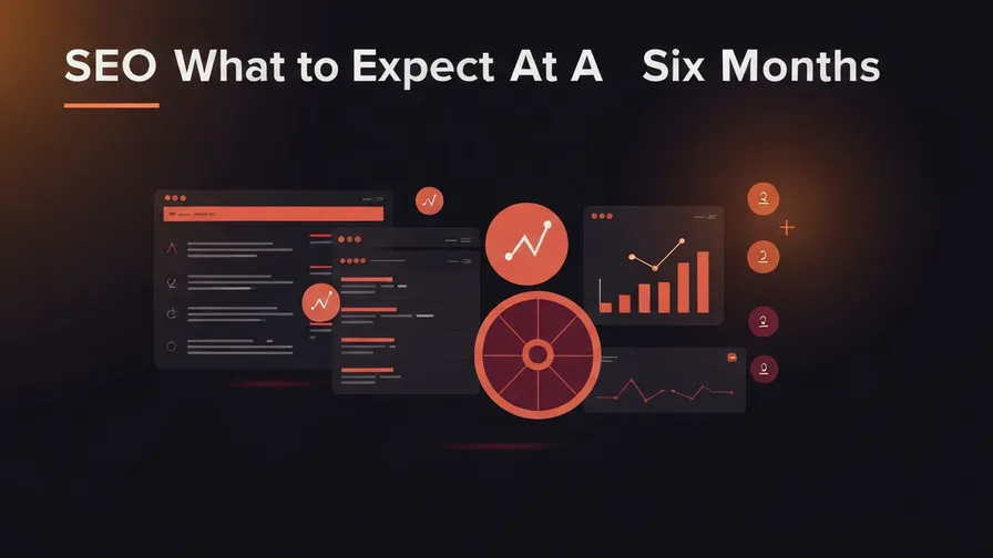 Illustration representing what to expect at six months for how long does seo take? an honest answer for small business owners