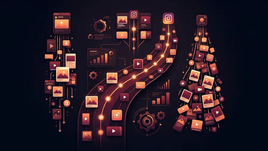 Illustration representing the ideal instagram posting frequency for how often should your business post on instagram
