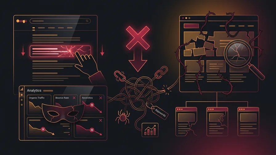 Illustration representing what to avoid for how to build contextual backlinks in 2023: effective strategies that work best