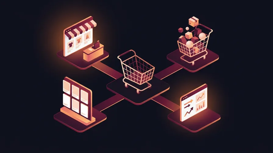 Illustration representing what are your options? for how to choose an ecommerce platform for your cbd online store