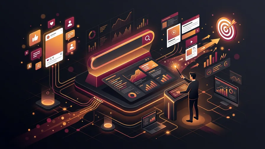 Illustration representing search engine marketing for how to get started with digital marketing