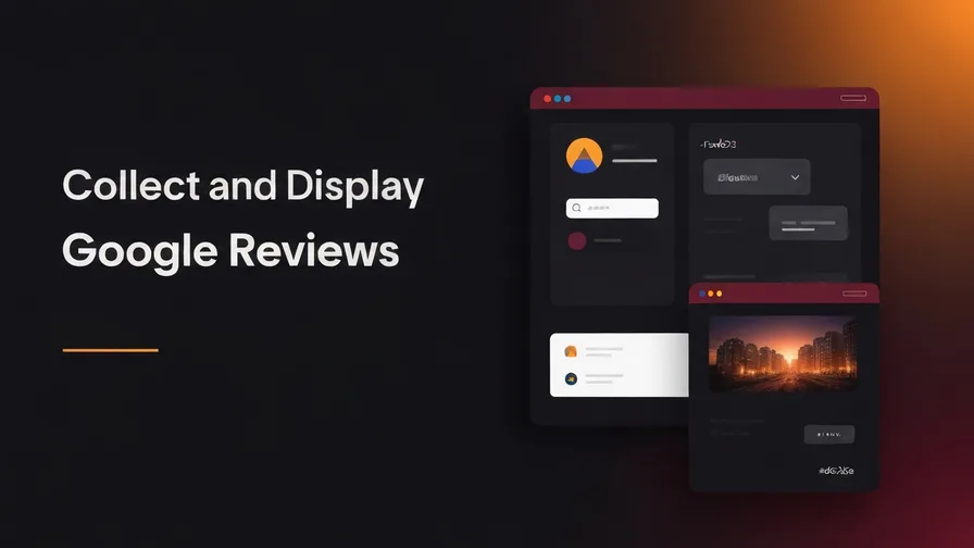 Illustration representing collect and display google reviews for hvac and plumbing website design: what actually brings in leads