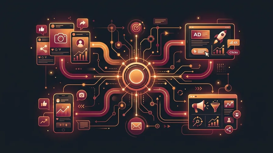 Illustration representing how this connects to the rest of your marketing for invisalign marketing for general dentists: building a real aligner pipeline