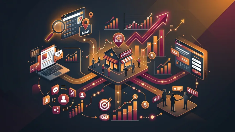 Illustration representing Where do local service-business leads actually come from?