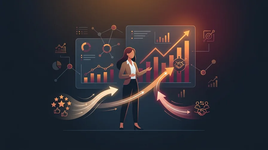 Illustration representing Reviews and referrals: the leads that close themselves