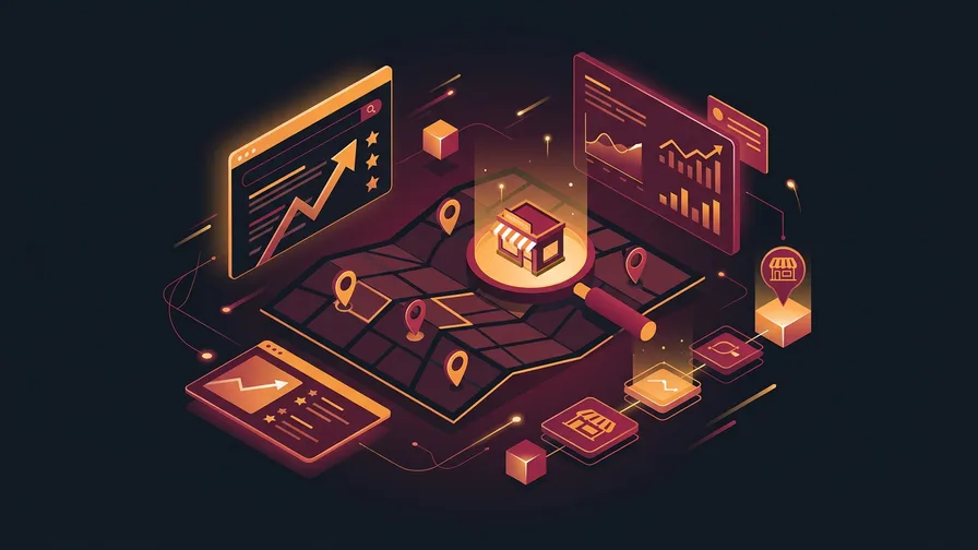 Illustration representing the power of local seo for small businesses for local seo for small businesses: strategy, planning, and results