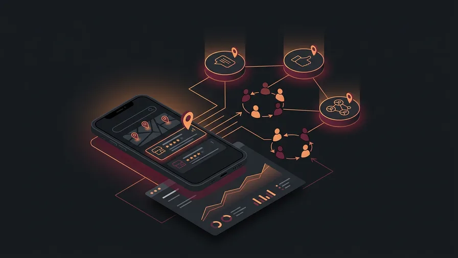 Illustration representing 8. utilize social media for local engagement for from hidden gem to local hero: 12 seo tactics to boost your visibility