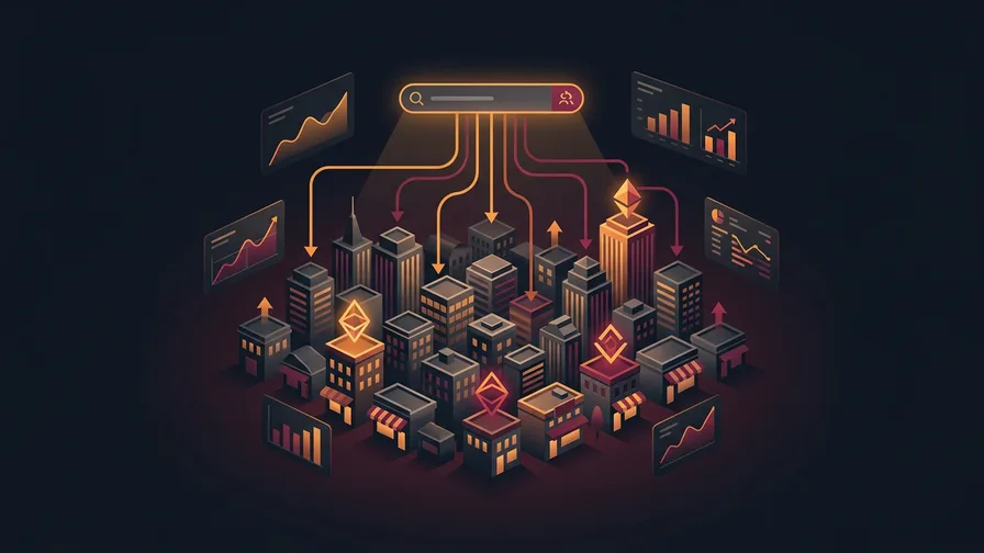 Illustration representing competing in a crowded local market for seo for gyms and fitness studios: how to get found by people ready to train