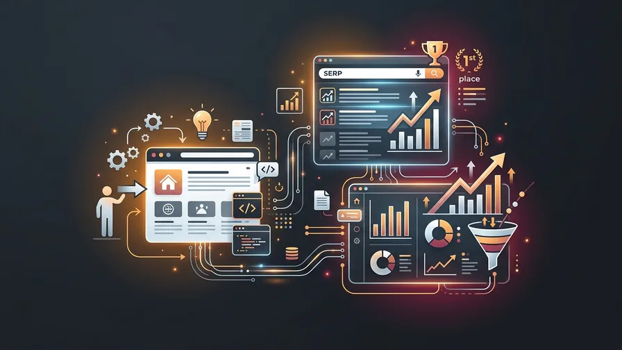 Illustration representing what seo services actually include for seo services for small business: what you're actually paying for