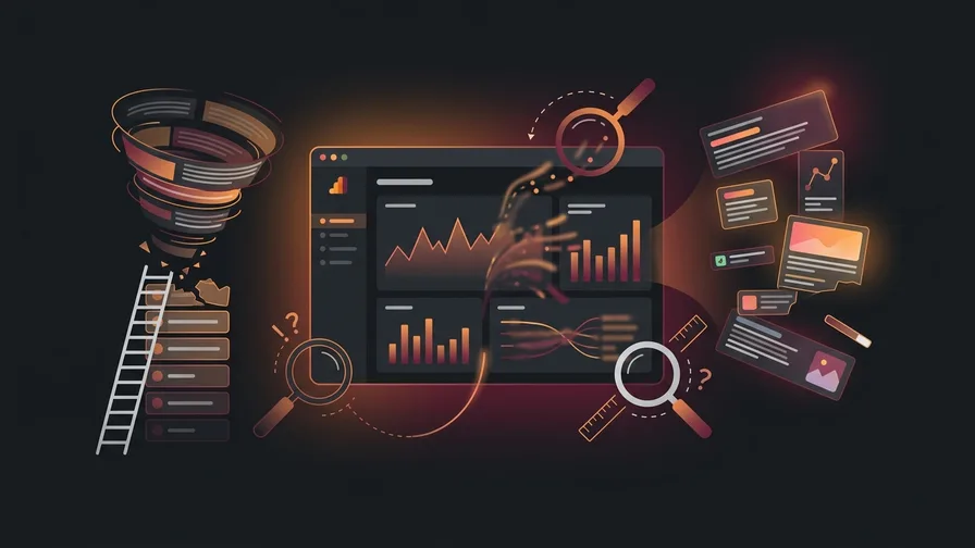 Illustration representing Why is AI search visibility so hard to measure?