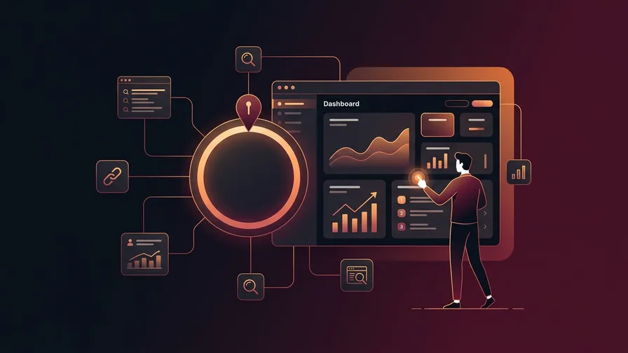 Illustration representing the one monthly check-in that's enough for how to track your local seo progress without getting lost in data