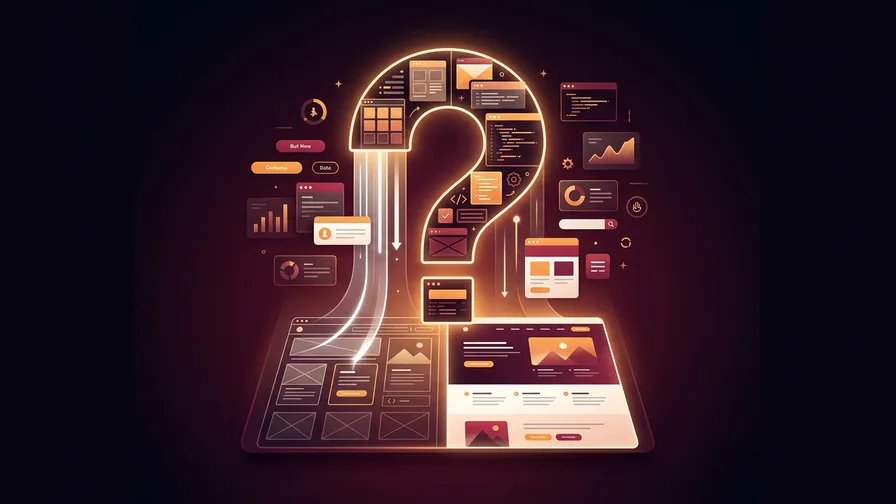 Illustration representing your burning questions, answered for how to tell if your website is scaring away customers (free checklist)