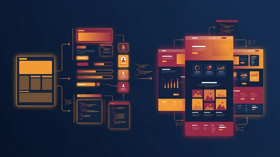 Illustration representing what a redesign actually involves for when is it time to redesign your website? (7 signs you can't ignore)